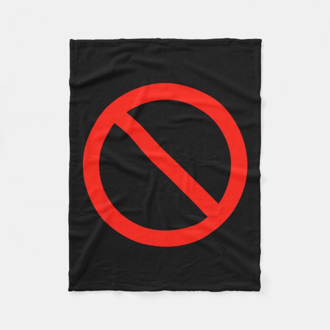 Trump - Anti Trump  Fleece Blanket (Front)