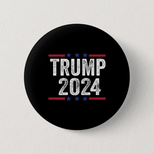 Trump Arrest This 2 Side  6 Cm Round Badge (Front)