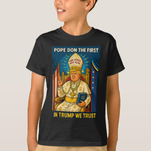 Trump As Vatican Church Pope - Pope Trump Meme T-Shirt