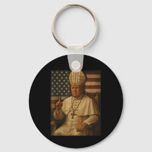 Trump As Vatican Church Pope Republican Make Vatik Key Ring