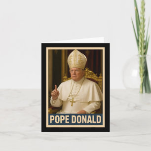 Trump As Vatican Church Pope Trump Funny Vatican C Card