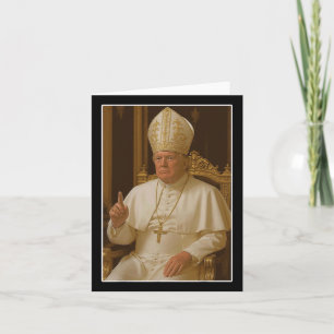 Trump As Vatican Church Pope Trump Funny Vatican C Card