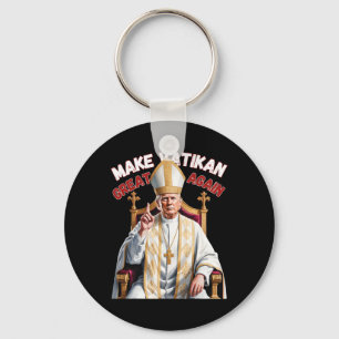 Trump As Vatican Church Pope Trump Make Vatikan Gr Key Ring