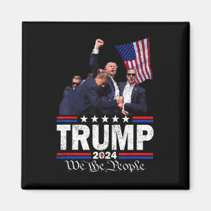 Trump Asination Bloody Ear Bleeding Butler Pa Trum Magnet