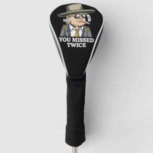 Trump Assassination Attempt Trump 2024 You Missed  Golf Head Cover