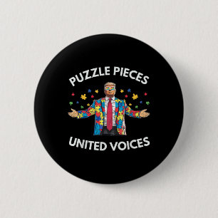 Trump Autism Awareness For Trump Autism _1 6 Cm Round Badge