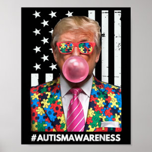 Trump Autism Awareness For Trump Autism _2 Poster