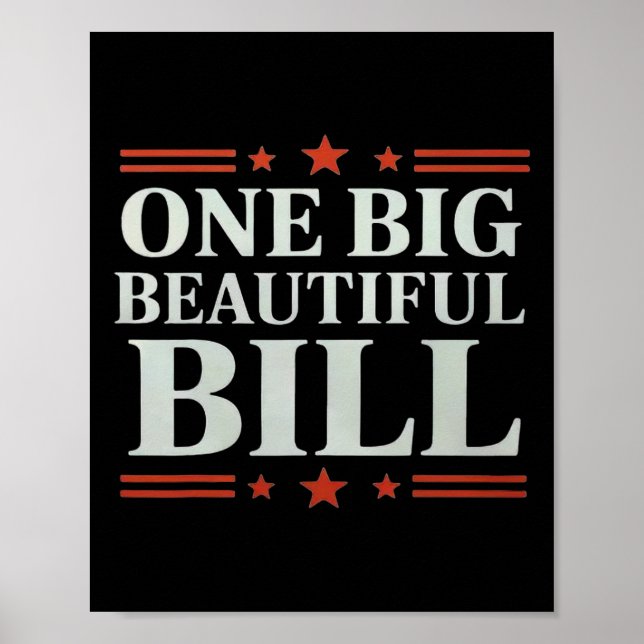 Trump Bbb Big Beautiful Bill  Poster (Front)