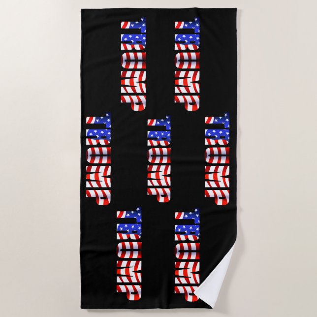TRUMP BEACH TOWEL (Front)