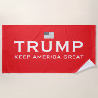 Trump beach towel - Keep America Great