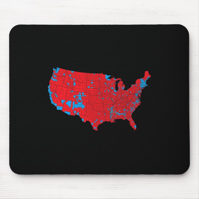 Trump Better Coverage 2024 Electoral Interactive M Mouse Pad (Front)