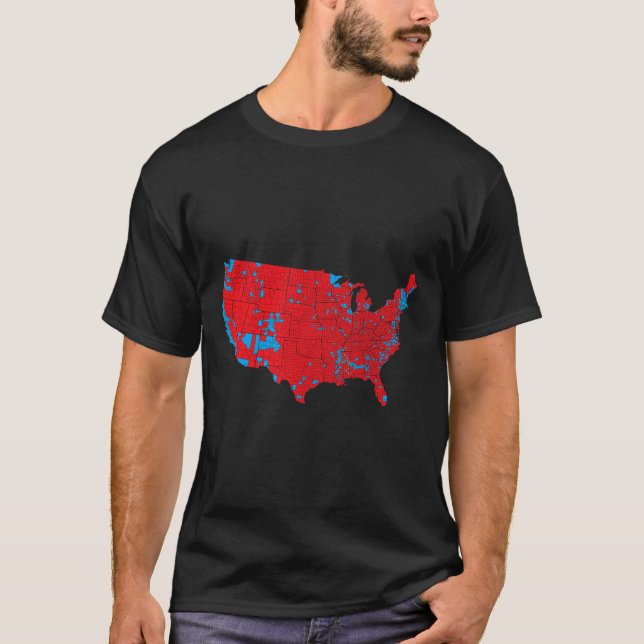 Trump Better Coverage 2024 Electoral Interactive M T-Shirt (Front)