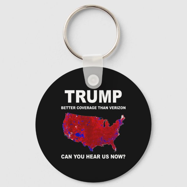 Trump Better Coverage Politics  Key Ring (Front)
