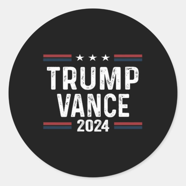 Trump Better Coverage Than 5g Can You Hear Us Now  Classic Round Sticker (Front)