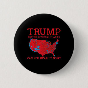 Trump Better Coverage Than 5g Electoral Map 2024 T 6 Cm Round Badge