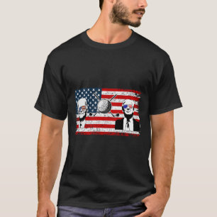 Trump Biden Flag American Elections Presidential D T-Shirt