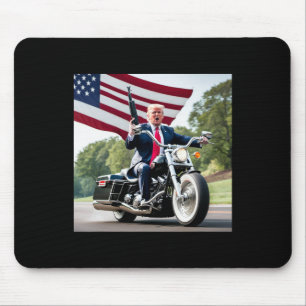Trump Biker D Mouse Pad