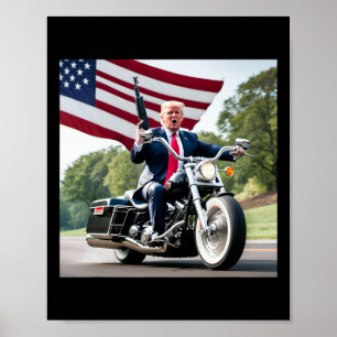 Trump Biker D Poster