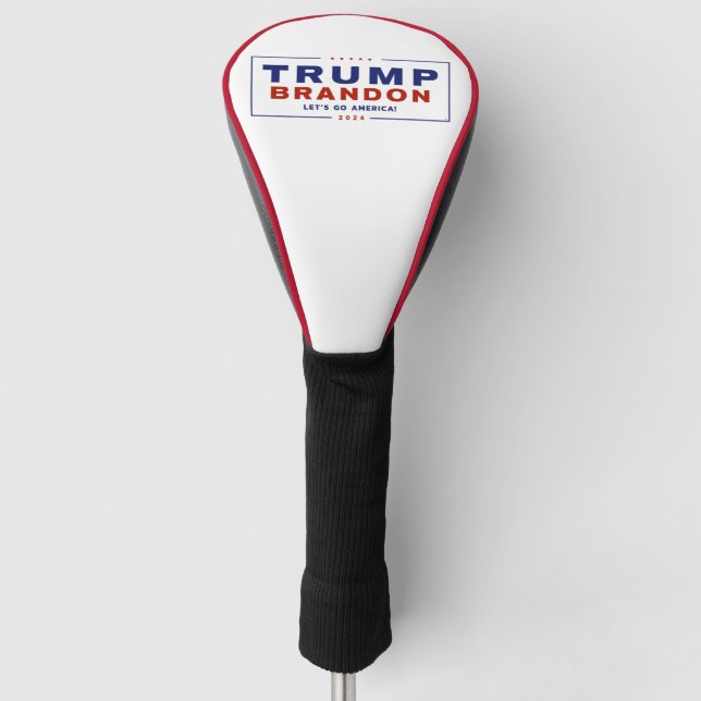 Trump Brandon 2024™ Election Golf Driver Cover (Front)