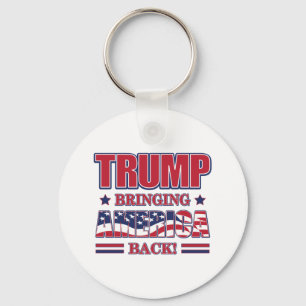 Trump Bringing America Back Key Ring