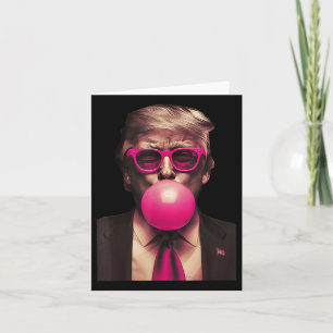 Trump Bubble Gum Funny 1 Card