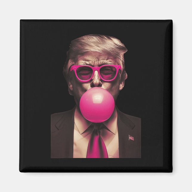 Trump Bubble Gum  Magnet (Front)