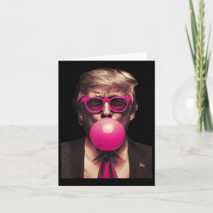 Trump Bubble Gum Pink 2 Card