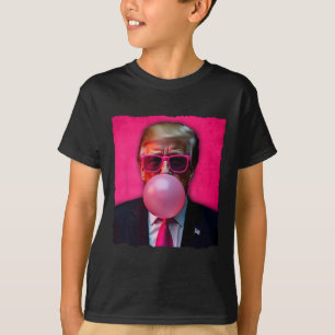 Trump Bubble Gum Pink Sungles Funny T-Shirt