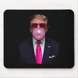 Trump Bubble Gum Shirt 2024 Vote President Funny C Mouse Pad