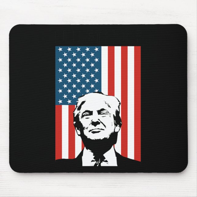 Trump Bulletproof  Mouse Pad (Front)