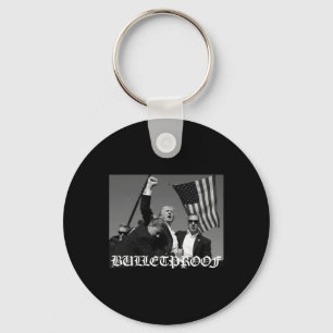 Trump Bulletproof Old English Font  Key Ring