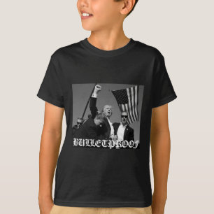 Trump Bulletproof Old English Font T-Shirt