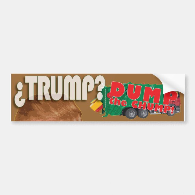 TRUMP BUMPER STICKER (Front)