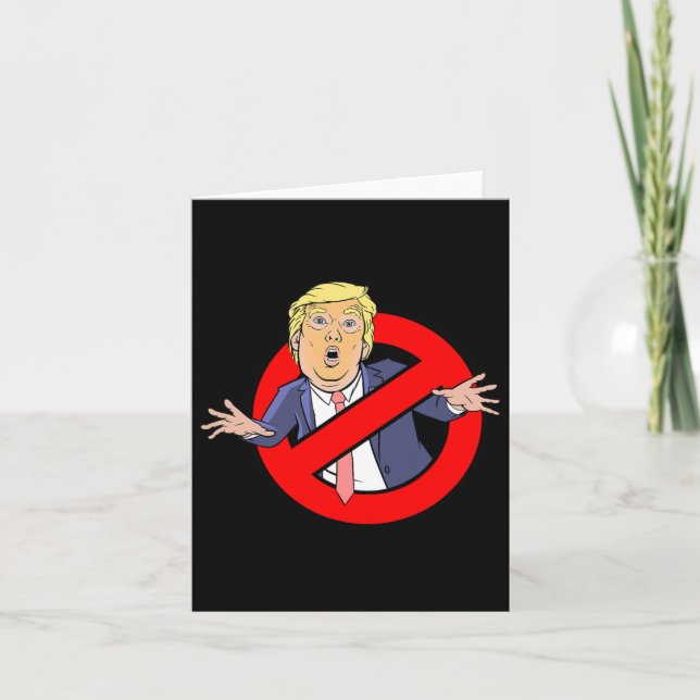 Trump Busters Resist Shirt  Card (Front)