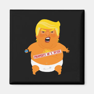 Trump By Blimp - Property Of V Putin Magnet