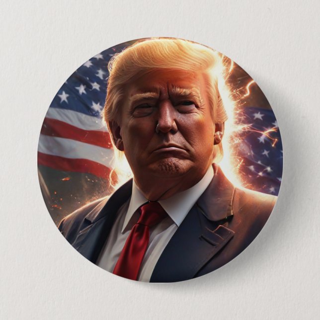 Trump Campaign 7.5 Cm Round Badge (Front)