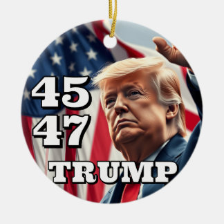 Trump Campaign Ceramic Tree Decoration