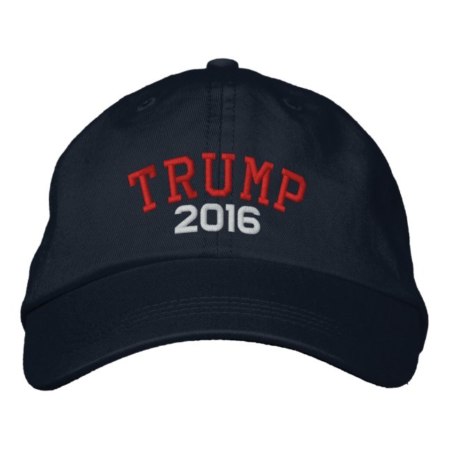 Trump - CAN CHANGE YEAR to 2024 Embroidered Hat (Front)