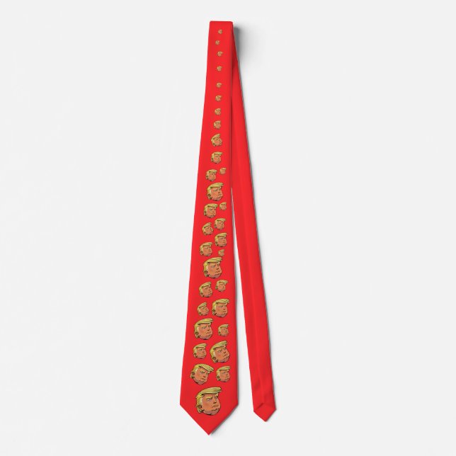 TRUMP Cartoon Tie (Front)