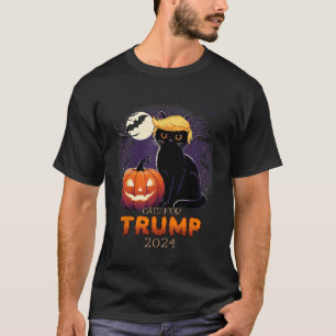 Trump Cat Shirts Black Cat Halloween Costume Cat L