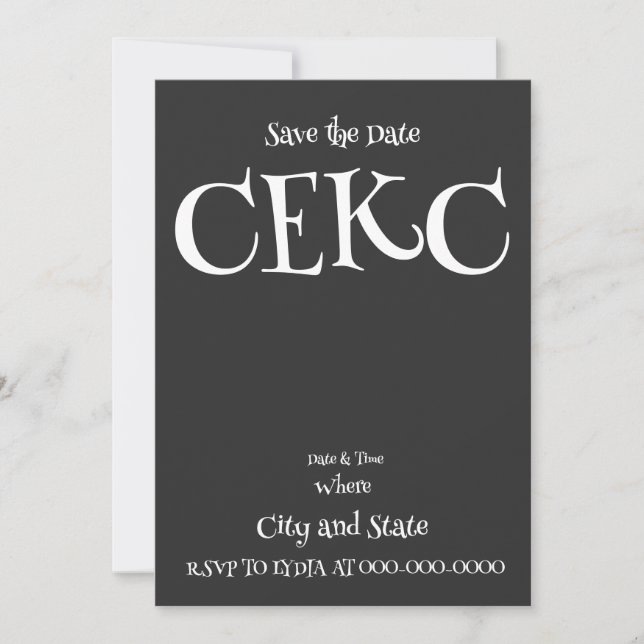 Trump CEKC Invitation (Front)