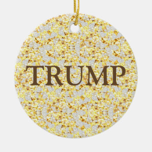 TRUMP CERAMIC TREE DECORATION