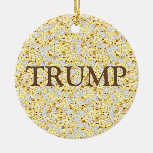 TRUMP CERAMIC TREE DECORATION (Front)