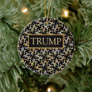 Trump  ceramic tree decoration