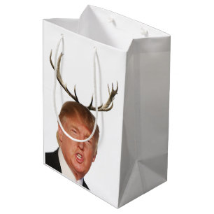 Trump Christmas: Deer Mr. President Medium Gift Bag