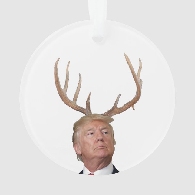 Trump Christmas: Deer Mr. President Ornament (Back)