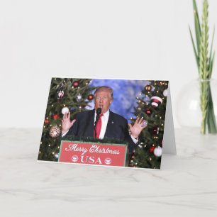 Trump Christmas Holiday Card