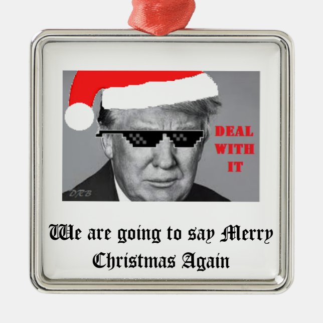 Trump Christmas Ornament (Front)
