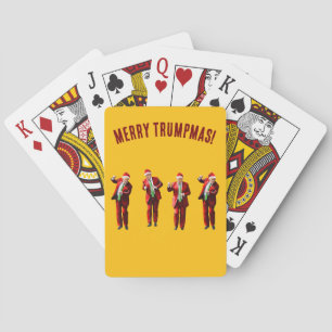Trump Christmas Playing Cards Merry Trumpmas Poker