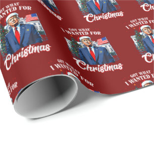 Trump Christmas Wrapping Paper